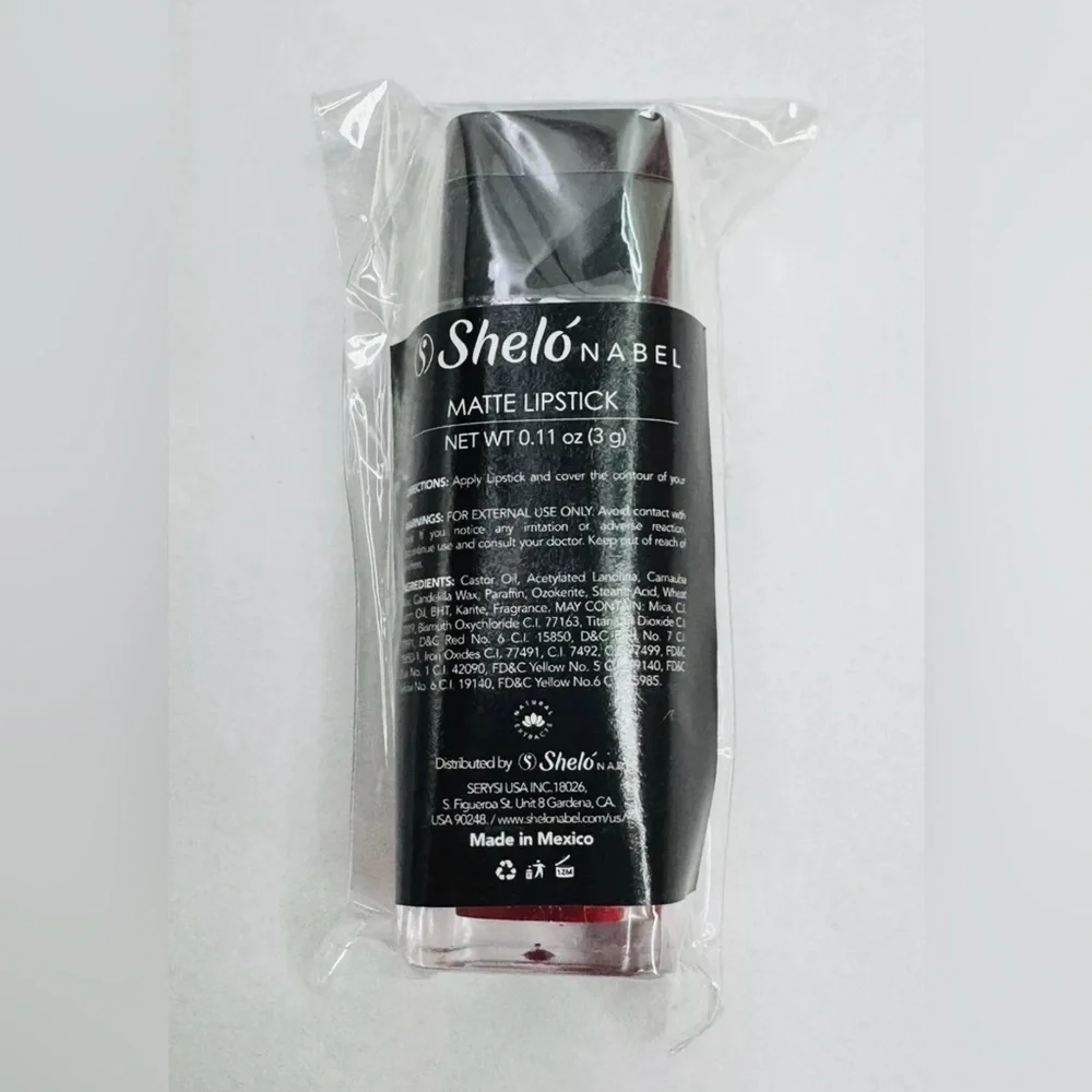 Shelo Nabel‎ Matte Red Lipstick Net WT 0.11oz (3 g)